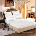 Ivory white Quality Oeko tex-100 Elegance Seamless Silk Linen Luxury Silk Sheet Set